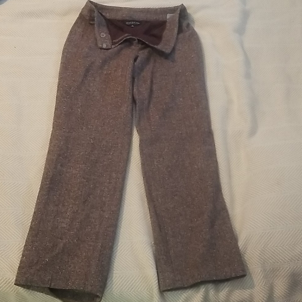 Brown wool pants